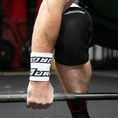 Murgs white wristband for CrossFit